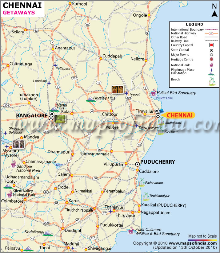 chennai region carte